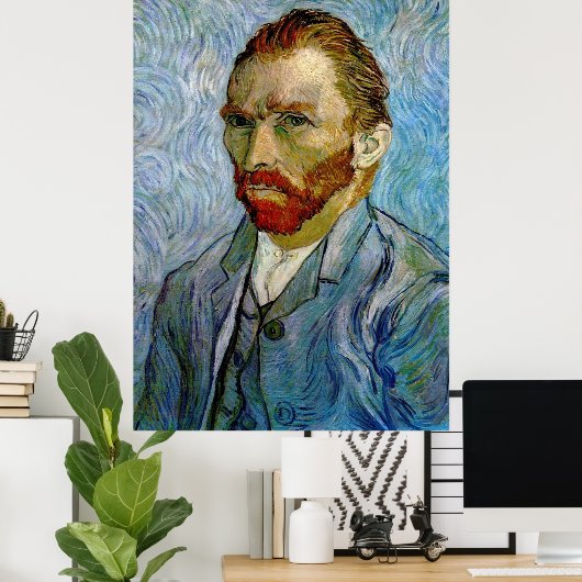 Van Gogh Self Portrait Poster (Heimbüro)