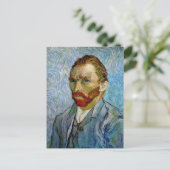 Van Gogh Self Portrait Postkarte (Stehend Vorderseite)
