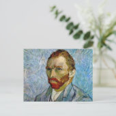 Van Gogh Self Portrait Postkarte (Stehend Vorderseite)