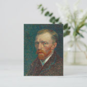 Van Gogh Self Portrait Postkarte (Stehend Vorderseite)