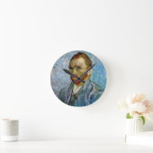 Van Gogh Self Portrait Runde Wanduhr (Zuhause)