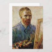 Van Gogh Self Portrait vor Easel (Vorne/Hinten)
