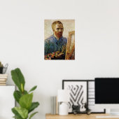 Van Gogh Self Portrait vor Easel Poster (Heimbüro)