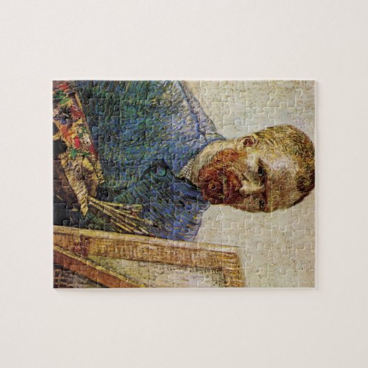 Van Gogh Self Portrait vor Easel Puzzle (Horizontal)