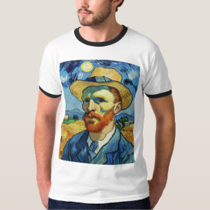 Van Gogh "Self-Portrait with a Strohhut" T - Shirt