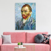 van Gogh Self Portrait Wrapped Canvas Leinwanddruck (Insitu (Wohnzimmer))