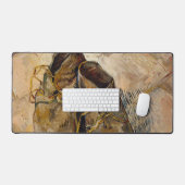 Van Gogh Shoes Painting Desk Mat Schreibtischunterlage (Tastatur & Maus)