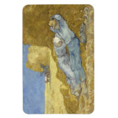 Van Gogh Siesta nach Millet Magnet (Vertikal)