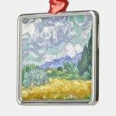 Van Gogh Silbernes Ornament (Links)