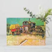 Van Gogh - Sinti und Roma Camp mit Horse Dray, Karte (Stehend Vorderseite)
