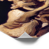 Van Gogh Skeleton Painting Poster (Ecke)