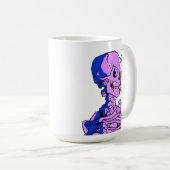 Van Gogh, Skelett mit brennender Zigarette Kaffeetasse (VorderseiteRechts)