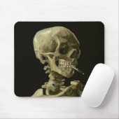 Van Gogh, Skelett mit brennender Zigarette Mousepad (Mit Mouse)