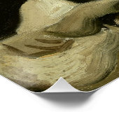 Van Gogh, Skelett mit brennender Zigarette Poster (Ecke)