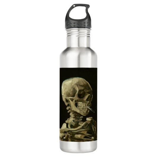van gogh Skull Edelstahlflasche (Vorderseite)