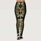 van gogh Skull Leggings (Rückseite)