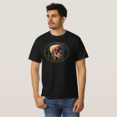 Van Gogh Skull mit Arles Background T-Shirt (Vorne ganz)