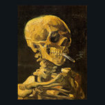 Van Gogh Skull mit brennender Zigarette Poster<br><div class="desc">Van Gogh Skull mit brennender Zigarette</div>