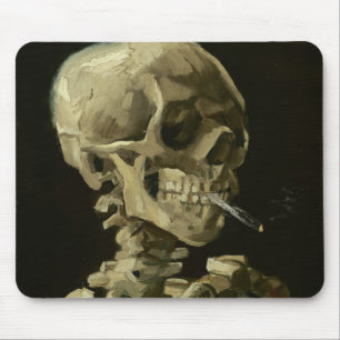 van gogh Skull Mousepad