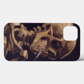 Van Gogh Skull with Burning Cigarette Case-Mate iPhone Hülle (Rückseite (Horizontal))