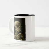 van gogh Skull Zweifarbige Tasse (Vorderseite Links)