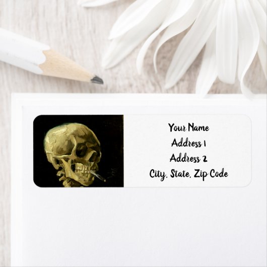 Van Gogh Smoking Skeleton (Insitu)