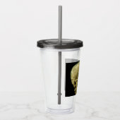 Van Gogh Smoking Skeleton Acryltrinkbecher (Rechts)