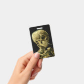 Van Gogh Smoking Skeleton Ausweis (Handheld)