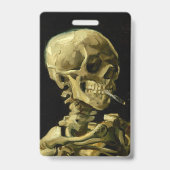 Van Gogh Smoking Skeleton Ausweis (Rückseite)