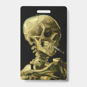 Van Gogh Smoking Skeleton Ausweis