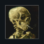Van Gogh Smoking Skeleton Begleitkarte<br><div class="desc">Umschließungskarten mit Vincent van Goghs Ölgemälde Skull eines Skeletts mit Brennender Zigarette (1885-86). Ein großartiges Geschenk für die Fans von Post-Impressionismus und holländischer Kunst!</div>