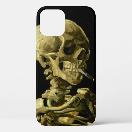 Van Gogh Smoking Skeleton Case-Mate iPhone Hülle (Rückseite)