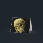 Van Gogh Smoking Skeleton Einladung<br><div class="desc">Karte mit Vincent van Goghs Ölgemälde Skull eines Skeletts mit Brennender Zigarette (1885-86). Ein großartiges Geschenk für die Fans von Post-Impressionismus und holländischer Kunst!</div>