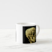 Van Gogh Smoking Skeleton Espressotasse (Vorderseite Rechts)