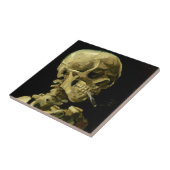 Van Gogh Smoking Skeleton Fliese (Seite)