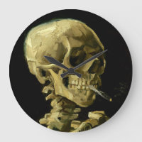 Van Gogh Smoking Skeleton
