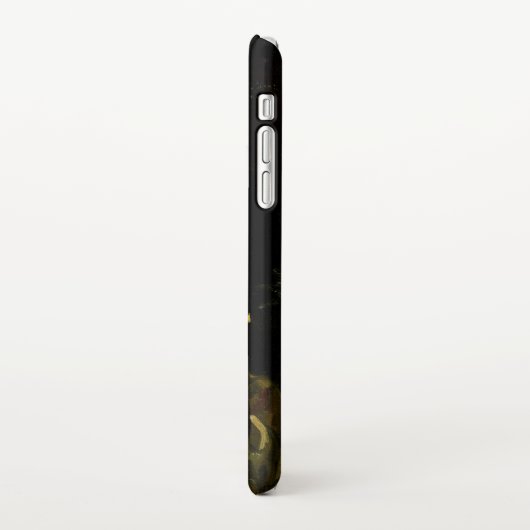 Van Gogh Smoking Skeleton iPhone Hülle (Linke Seite)