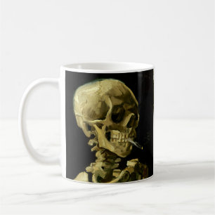 Van Gogh Smoking Skeleton Kaffeetasse