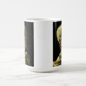 Van Gogh Smoking Skeleton Kaffeetasse (Mittel)