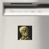 Van Gogh Smoking Skeleton Magnet (In Situ (Geschirrspüler))