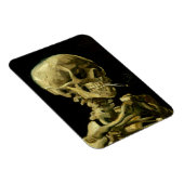 Van Gogh Smoking Skeleton Magnet (Rechte Seite)