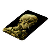 Van Gogh Smoking Skeleton Magnet (Linke Seite)