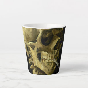 Van Gogh Smoking Skeleton Milchtasse