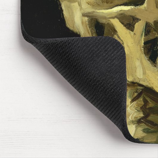 Van Gogh Smoking Skeleton Mousepad (Ecke)