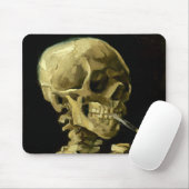 Van Gogh Smoking Skeleton Mousepad (Mit Mouse)