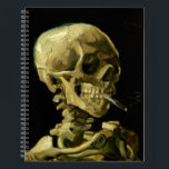 Van Gogh Smoking Skeleton Notizblock<br><div class="desc">Notebook mit Vincent van Gogh Ölgemälde Skull of a Skeleton with Burning Cigarette (1885-86). Ein großartiges Geschenk für die Fans von Post-Impressionismus und holländischer Kunst!</div>