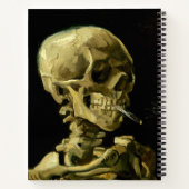 Van Gogh Smoking Skeleton Notizblock (Rückseite)