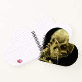 Van Gogh Smoking Skeleton Notizblock (Innenseite)