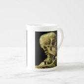 Van Gogh Smoking Skeleton Porzellantasse (Vorderseite Rechts)