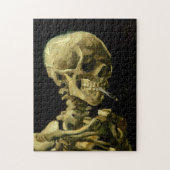 Van Gogh Smoking Skeleton Puzzle (Vertikal)